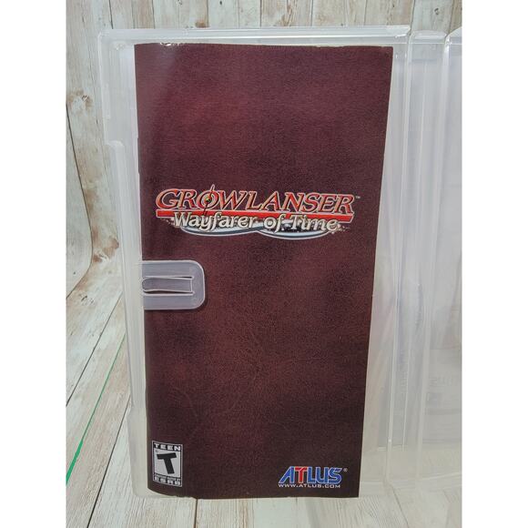 Growlanser: Wayfarer of Time (Sony PSP, 2012) Complete - Tested - Authentic - Picture 4 of 5
